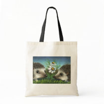Hedgehogs on a date bags