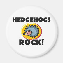Hedgehogs Rock Fridge Magnet