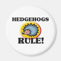 HEDGEHOGS Rule! Fridge Magnet