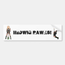 Hedwig Rawks bumper sticker
