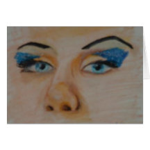 Hedwig's eyes greeting card
