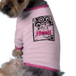 "Heel!"  Doggy Tee Shirt pet clothing