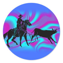 Heeler 103 round sticker