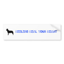 HEELERS HEAL YOUR HEART BUMPER STICKER