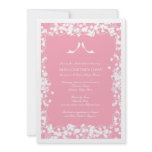 Heels Bridal Shower Invitation in Soft Pink