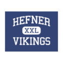 Hefner Vikings Middle Oklahoma City Oklahoma postcards