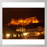 Heidelberg Castle by Night posters