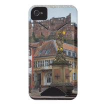 Heidelberg - Statue and Castle Iphone 4 Id Cover