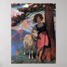 Heidi by Jessie Willcox Smith Print