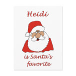 heidi Christmas postcards