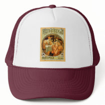 Heidsieck and Co. Vintage Mucha Champagne Trucker Hats
