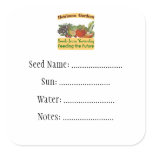 Heirloom Gardens Custom Seed Packet Labels stickers