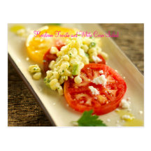 Heirloom Tomato and White Corn Salad Post Cards