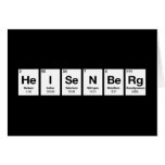 heisenberg elements science physics chemistry greeting cards