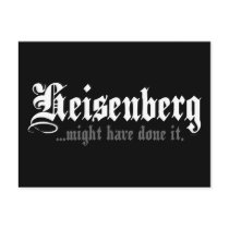 Heisenberg...