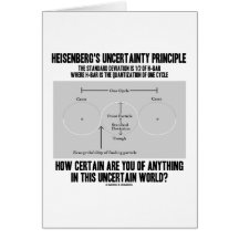 Heisenberg's Uncertainty Principle (Quantum) Cards