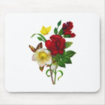 Helebore, Christmas Rose by Pierre Joseph Redoute Mousepads