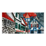 Helen GA vacation paradise German town Georgia art photo cards