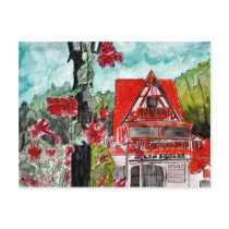 Helen Georgia german mountains old town art Post Cards