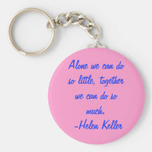Helen Keller keychain