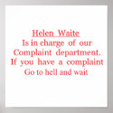 helen  waite posters