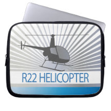 Helicopter Aircraft Laptop Sleeve