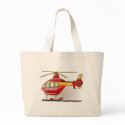 Helicopter Ambulance Tote Bag
