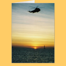 Helicopter at Sunset cards