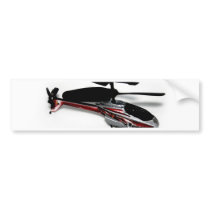 Helicopter Bumper Sticker