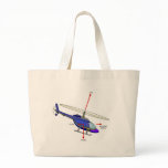 Helicopter Flight Diagram Tote Bags