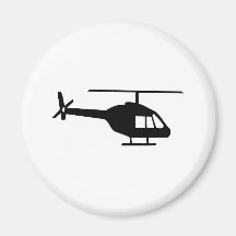 Helicopter Fridge Magnet
