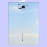 Helicopter Greeting Card cards