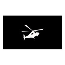 Helicopter Pilots Business Card Template