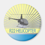 Helicopter Refrigerator Magnets