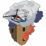 Helicopter Scene embroidered shirts