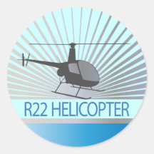 Helicopter Sticker