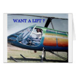 helicopters, couch potato greeting cards