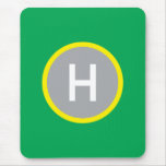 Helipad Mousepad Green