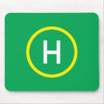 Helipad Mousepad Solid Green