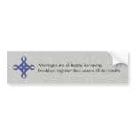 Helix Cross Bumper Sticker bumper stickers