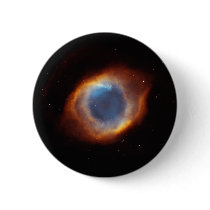 Helix Nebula "Eye of God" Hubble Telescope Pinback Button