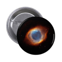 Helix Nebula "Eye of God" Hubble Telescope Pinback Button