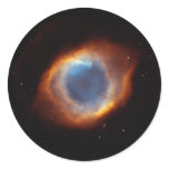 Helix Nebula "Eye of God" Hubble Telescope Round Sticker
