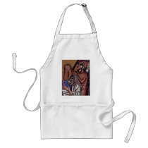 Hell  By Meister Der Nea-Moni-Kirche In Chios (Bes Apron