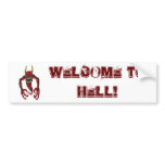 Hell Demon Art bumper stickers