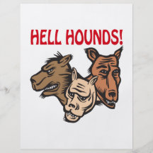 Hell Hounds Personalised Flyer