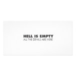 Hell is Empty photo cards