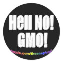 Hell No! GMO! stickers