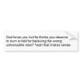 Hell: Why Christianity and Islam are Ridiculous Bumper Stickers