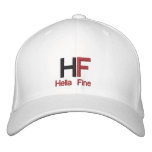Hella Fine HF fitted caps embroidered hats